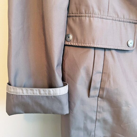 Ladie's coat, raincoat, 3 season, knee length, Beige, Size 12 - Picture 6 of 11